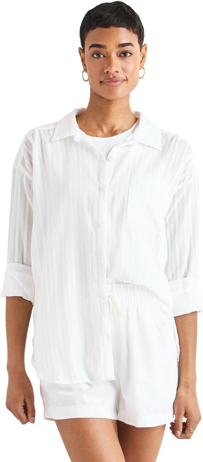 

Рубашка Splendid Bloom Button Down, белый