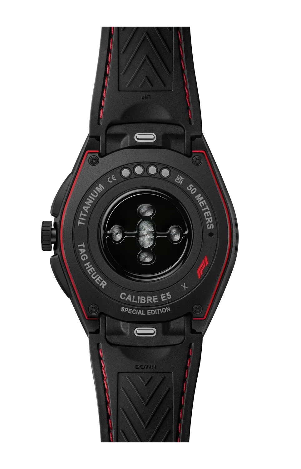 TAG HEUER Connected калибр E5 х Formula 1 издание - SBT8A85.EB0417, черный — фото 4