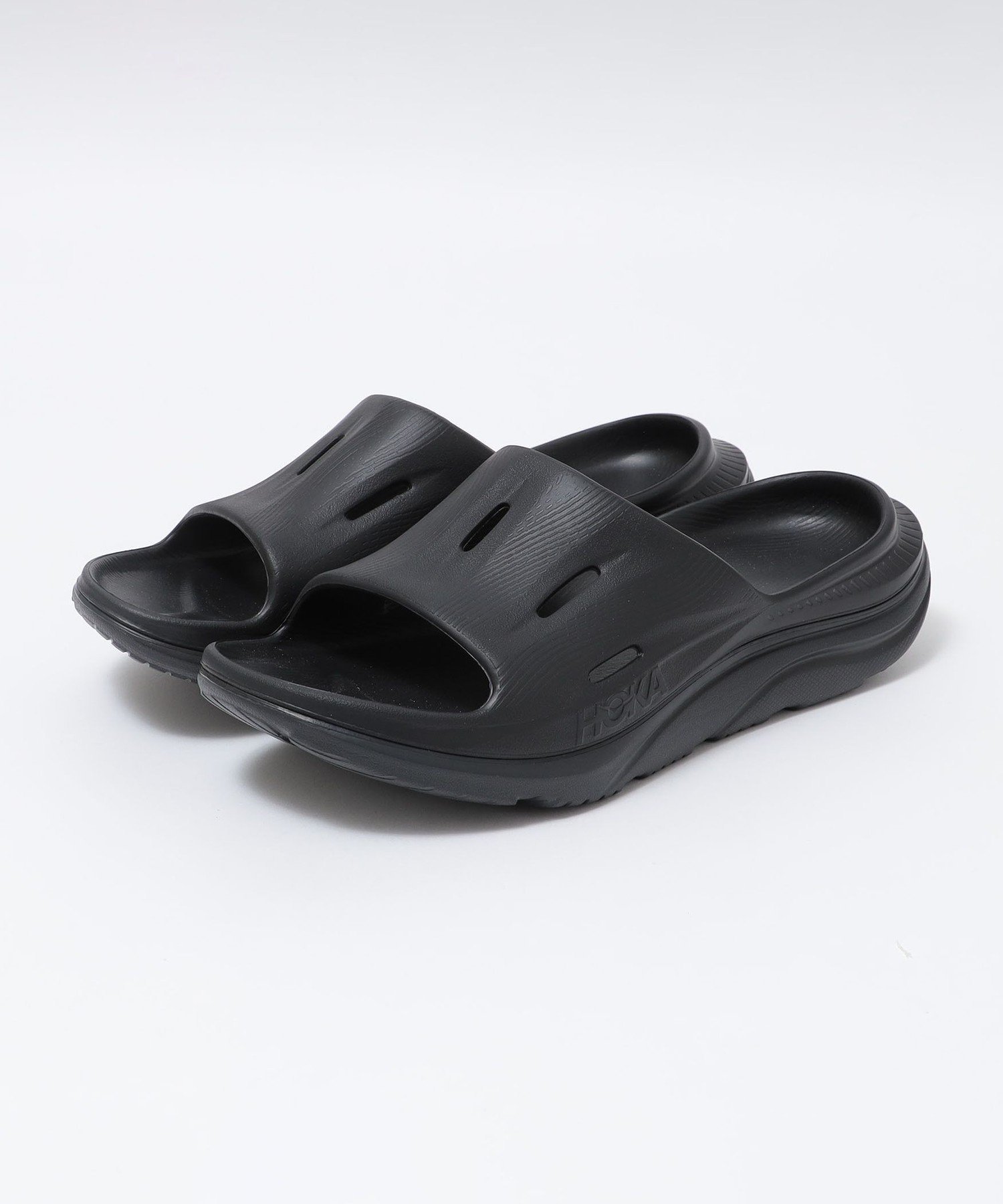 Сандалии HOKA: U ORA ВОССТАНОВЛЕНИЕ СЛАЙД 3 Ships Men, black