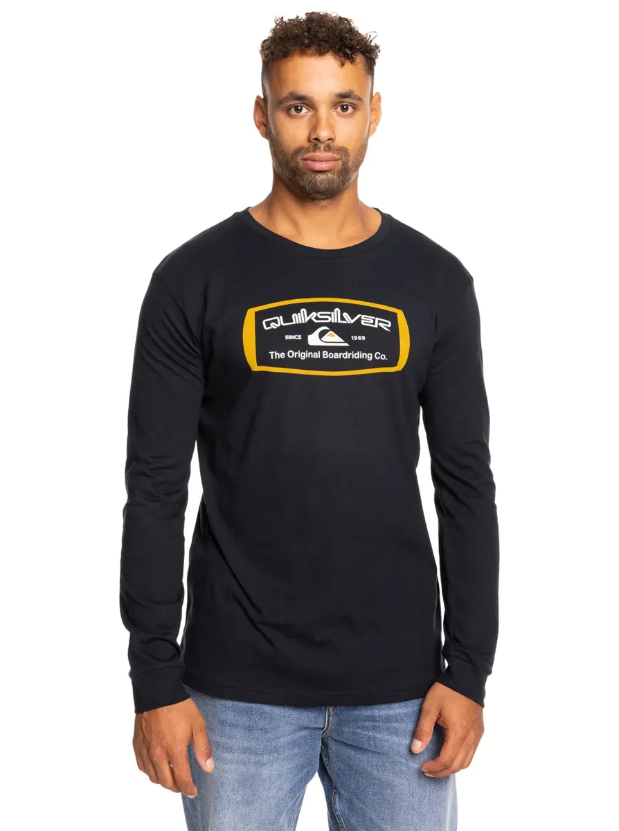 

Рубашка Quiksilver с длинными рукавами "Mind Barrel", черный
