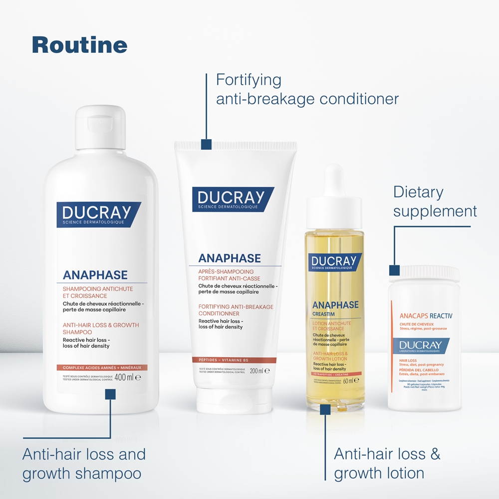 Шампунь Ducray Anaphase+ против выпадения волос и для стимуляции роста, 400 мл — фото 4