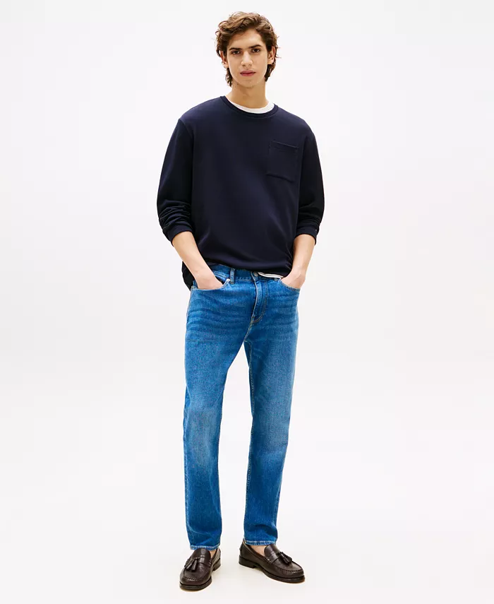 Мужские джинсы Bleeker Slim Fit Stretch Tommy Hilfiger, коричневый — фото 2