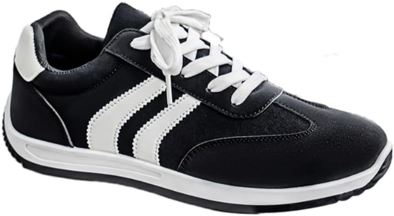 

Мужские спортивные кроссовки большого размера с мягкой подошвой и дышащим материалом, Легкие повседневные спортивные кроссовки Hoalox, черный