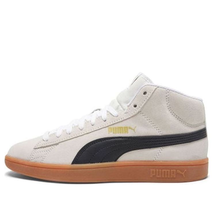 

Кеды PUMA Smash V2 Mid SD Beige Unisex, белый