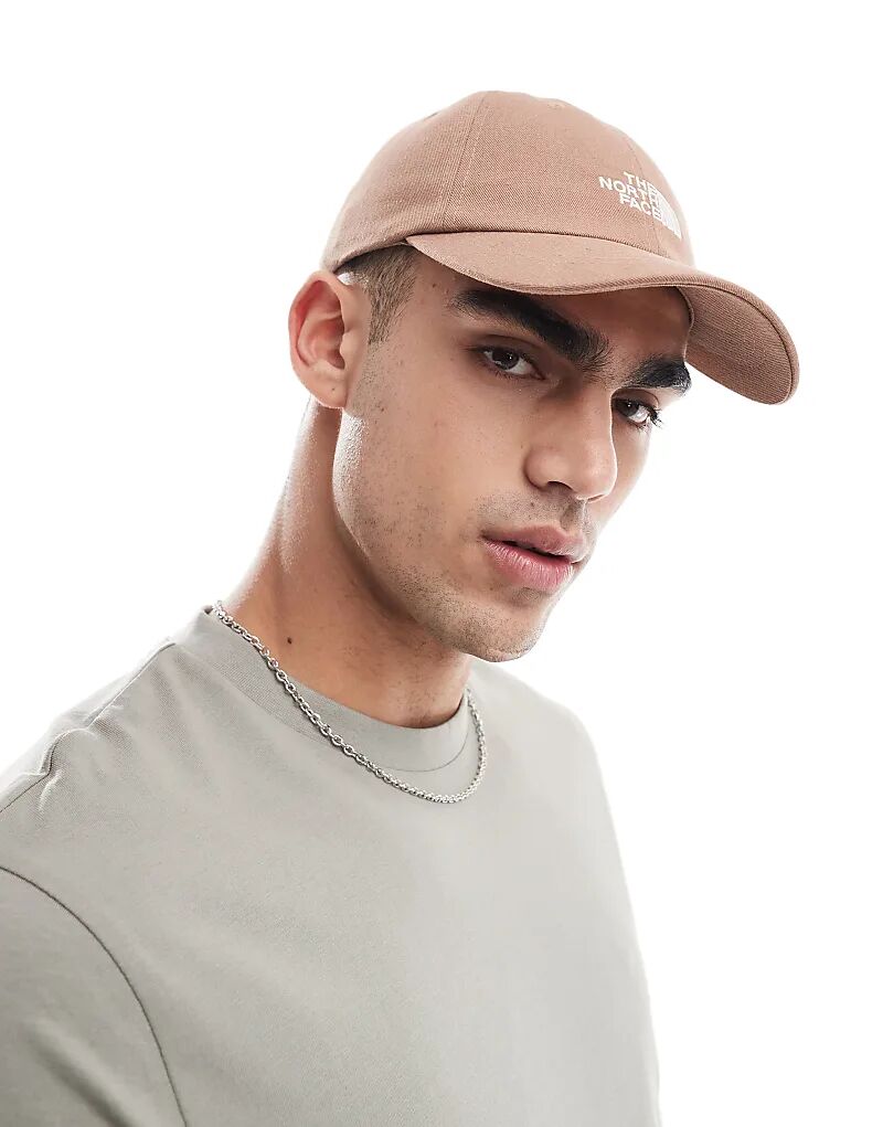 

Бейсболка с логотипом The North Face Norm коричневого цвета