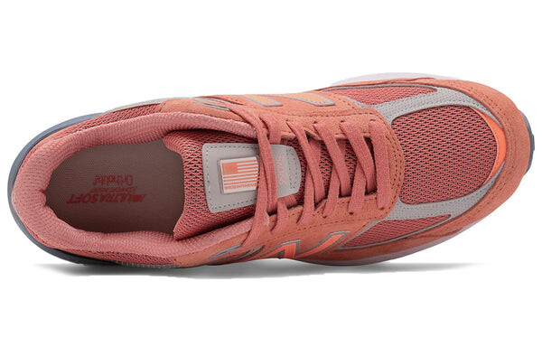 Кроссовки 990v5 сделано в США New Balance, розовый — фото 4