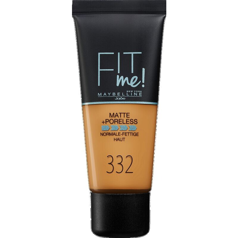 

Подходит мне! Матовый + пористый макияж №332 Золотая карамель Maybelline New York, 30 ml