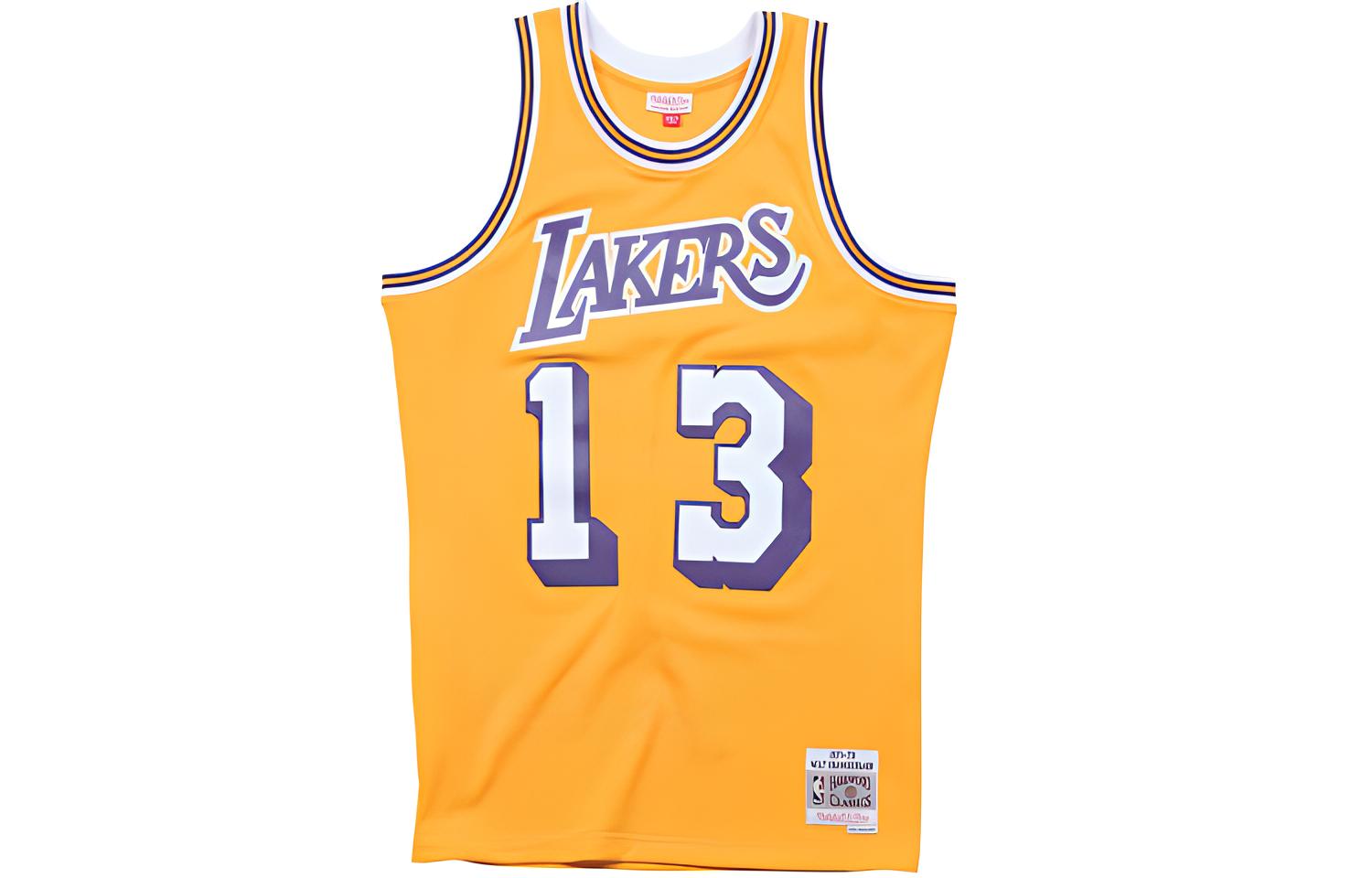 

Майка баскетбольная Mitchell & Ness X NBA Lakers 71-72 Wilt Chamberlain Swingman Mitchell Ness Желтый