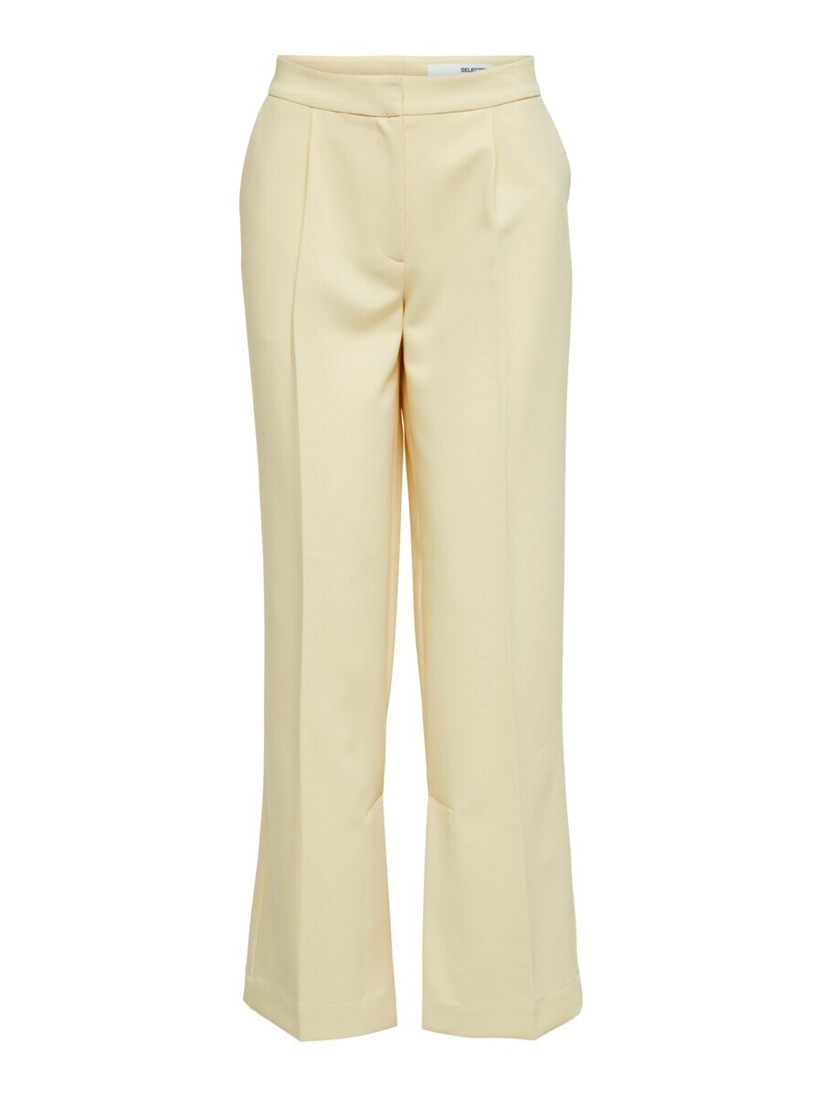 

Широкие брюки SELECTED FEMME Wide leg Pleated Pants, цвет pastel yellow