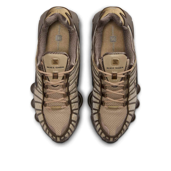 Кроссовки shox tl Nike, коричневый — фото 4