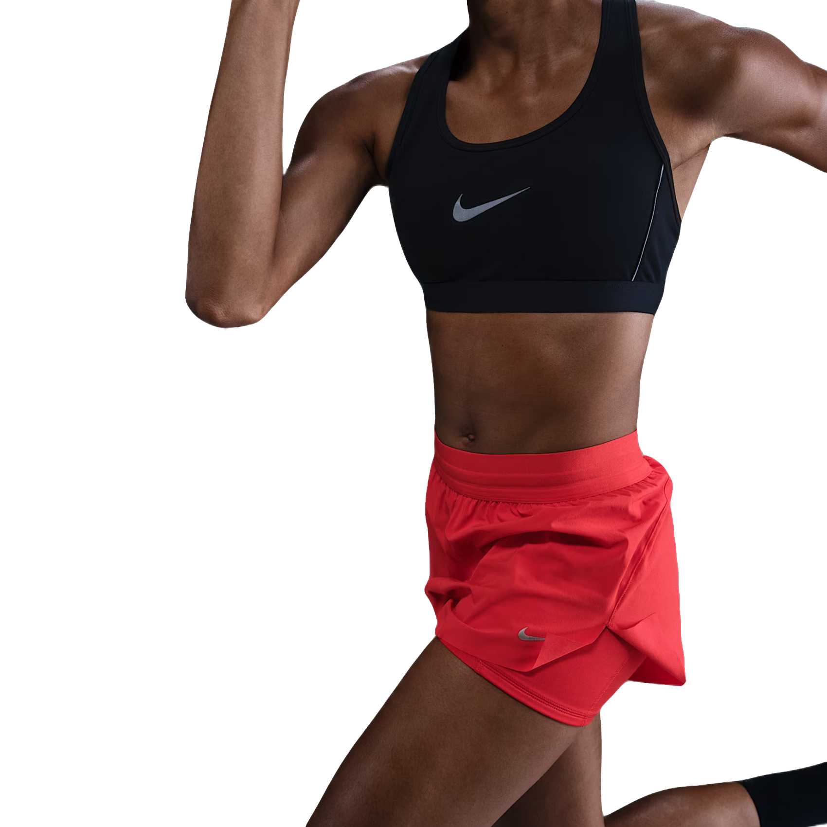 Женские шорты Dri Fit Swoosh Sports Nike, красный — фото 4