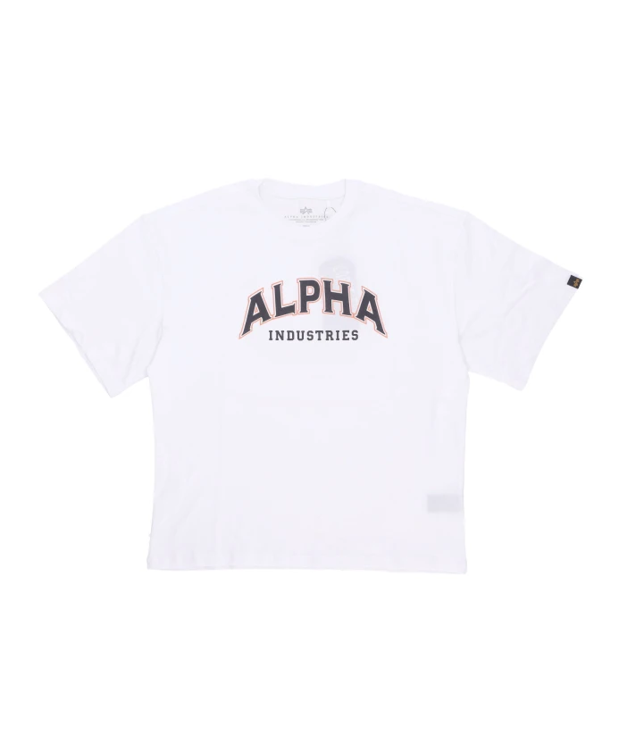 

Белая университетская футболка с коротким рукавом Alpha Industries, белый