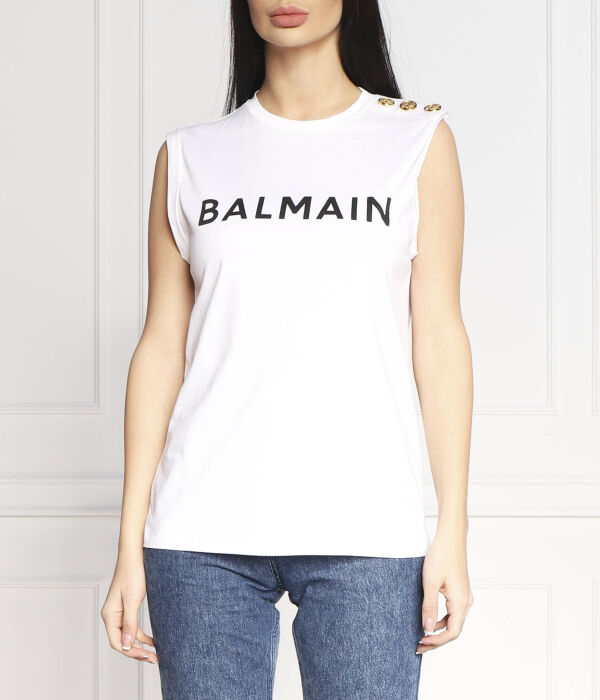 

Майка Regular fit Balmain, белый