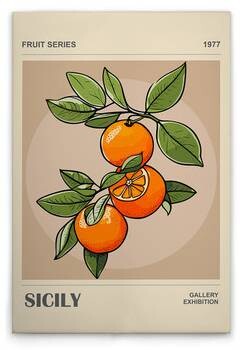 

Картина на холсте A.S. Création Citrus цвет beigegrünorangegelb