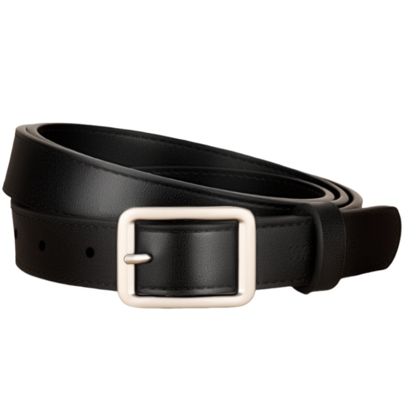 

Ремень женский из спилка кожи Split Cow Leather, 23 см WARRIOR, черный