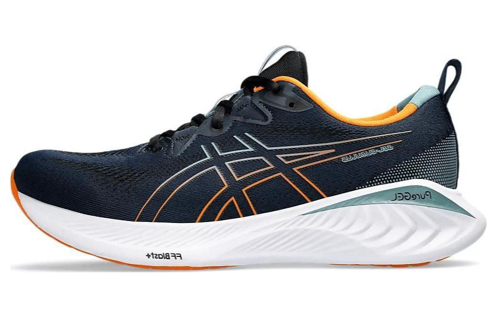 

Кроссовки Asics Gel Cumulus 25 Wide 'French Blue Bright Orange', синий