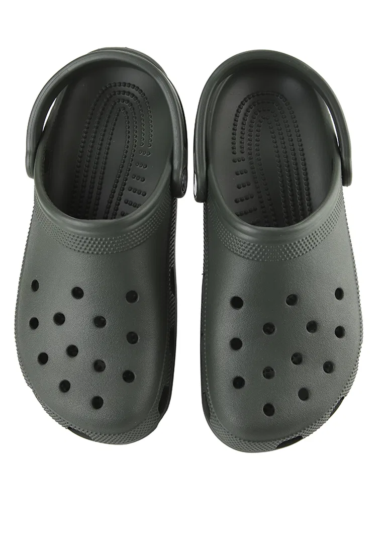 Сандалии классические, мужские Crocs, зеленый — фото 4