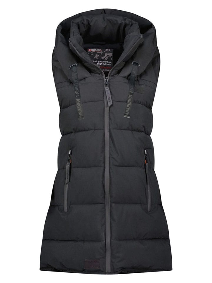 

ANAPURNA Стеганый жилет "Долбана" черного цвета