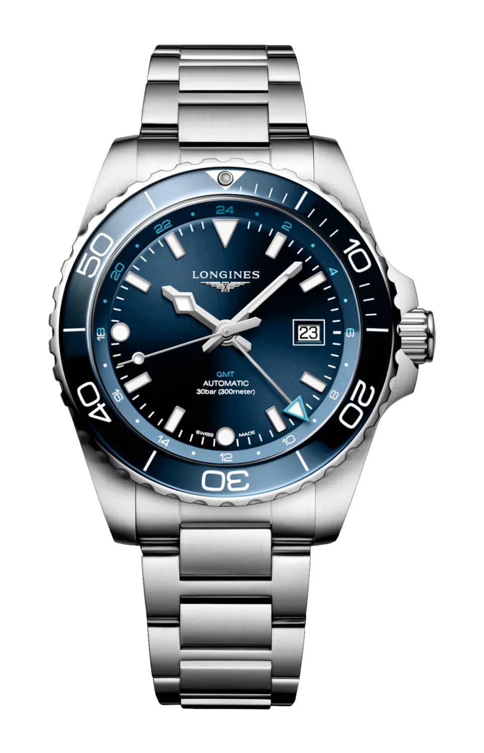 

Часы hydroconquest gmt 43 мм Longines