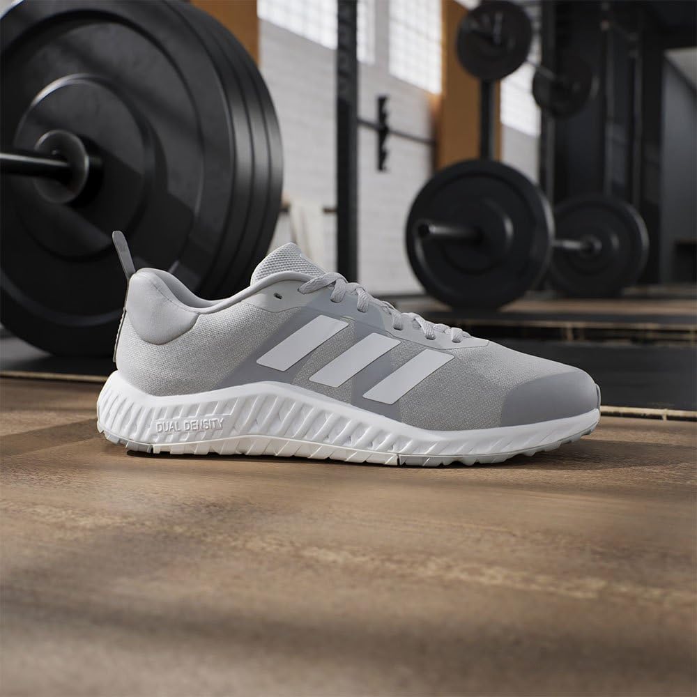 Тренировочные кроссовки Adidas Everyset для взрослых (унисекс), белый/серый — фото 2