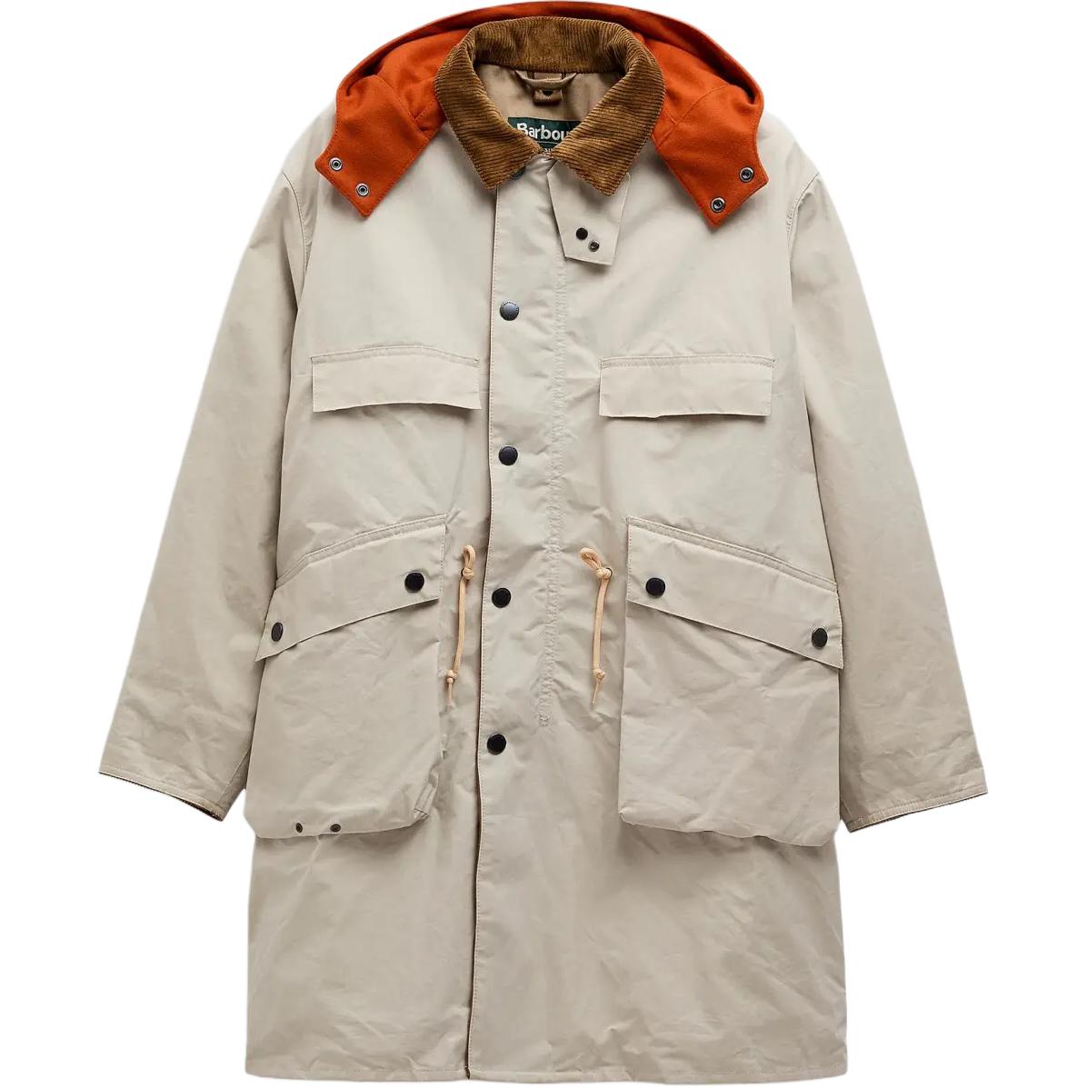 

X Тренч "Капитан Саншайн", очень свободный, мужской Barbour, бежевый