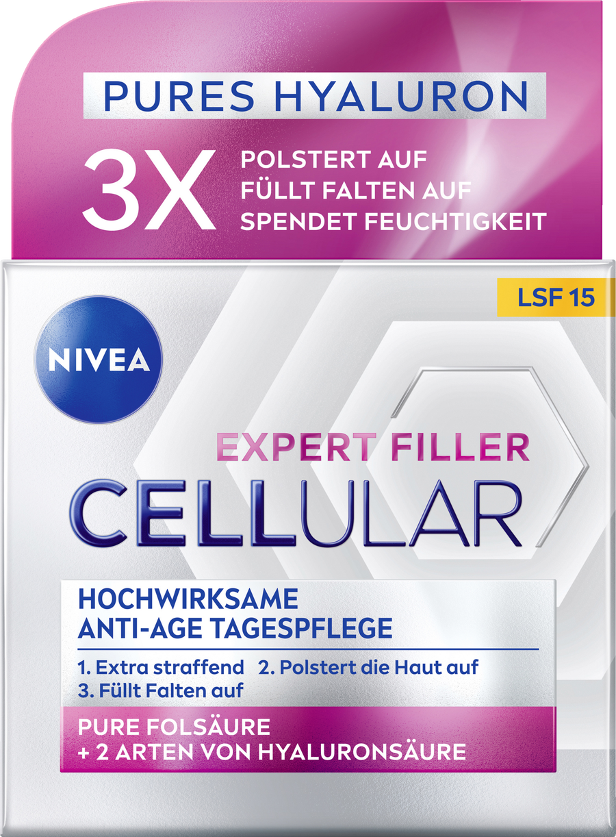 

Дневной крем NIVEA Expert Filler Cellular Hochwirksame Anti-Age Tagespflege LSF15