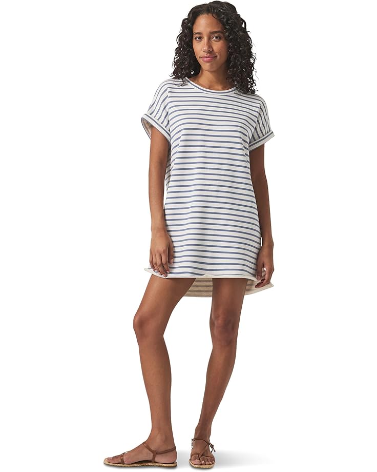 

Платье Splendid Cassie Terry Striped Dress, цвет White/Seaport