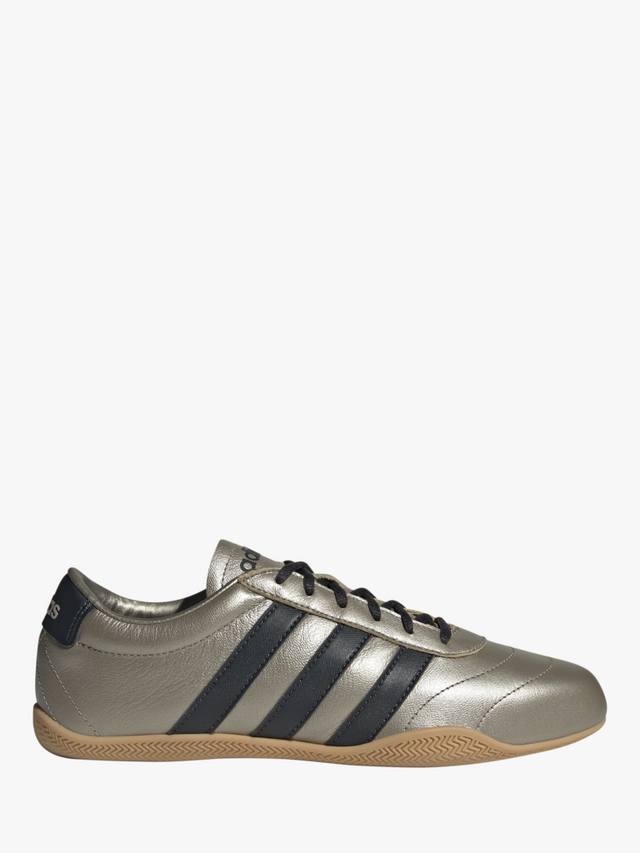 Grand Court Metallic кроссовки adidas, Gold/Black