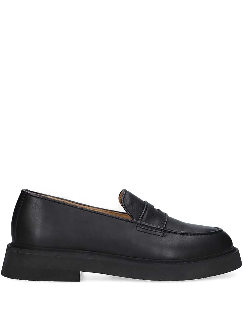 Кожаные лоферы A.P.C., черный