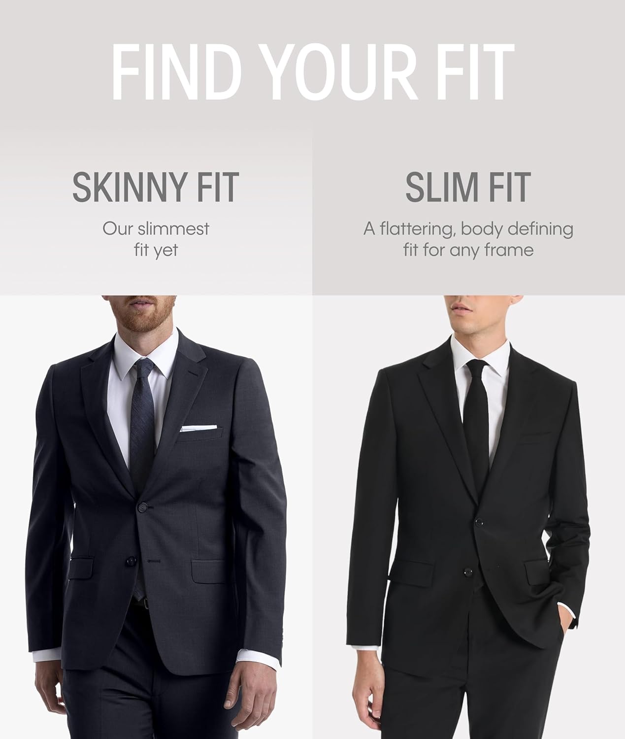 Мужской костюм Calvin Klein Premium Skinny Fit, отдельные детали | Эластичная ткань, Navy — фото 2