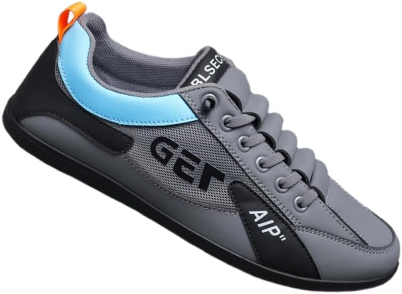 

Мужские повседневные спортивные кеды из холста удобные, легкие, противоскользящие, износостойкие и модные для использования на улице Clolinde, серый