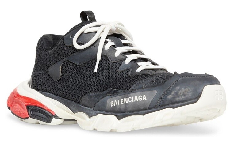 Кроссовки мужские Balenciaga Track 3.0, черный / красный — фото 2