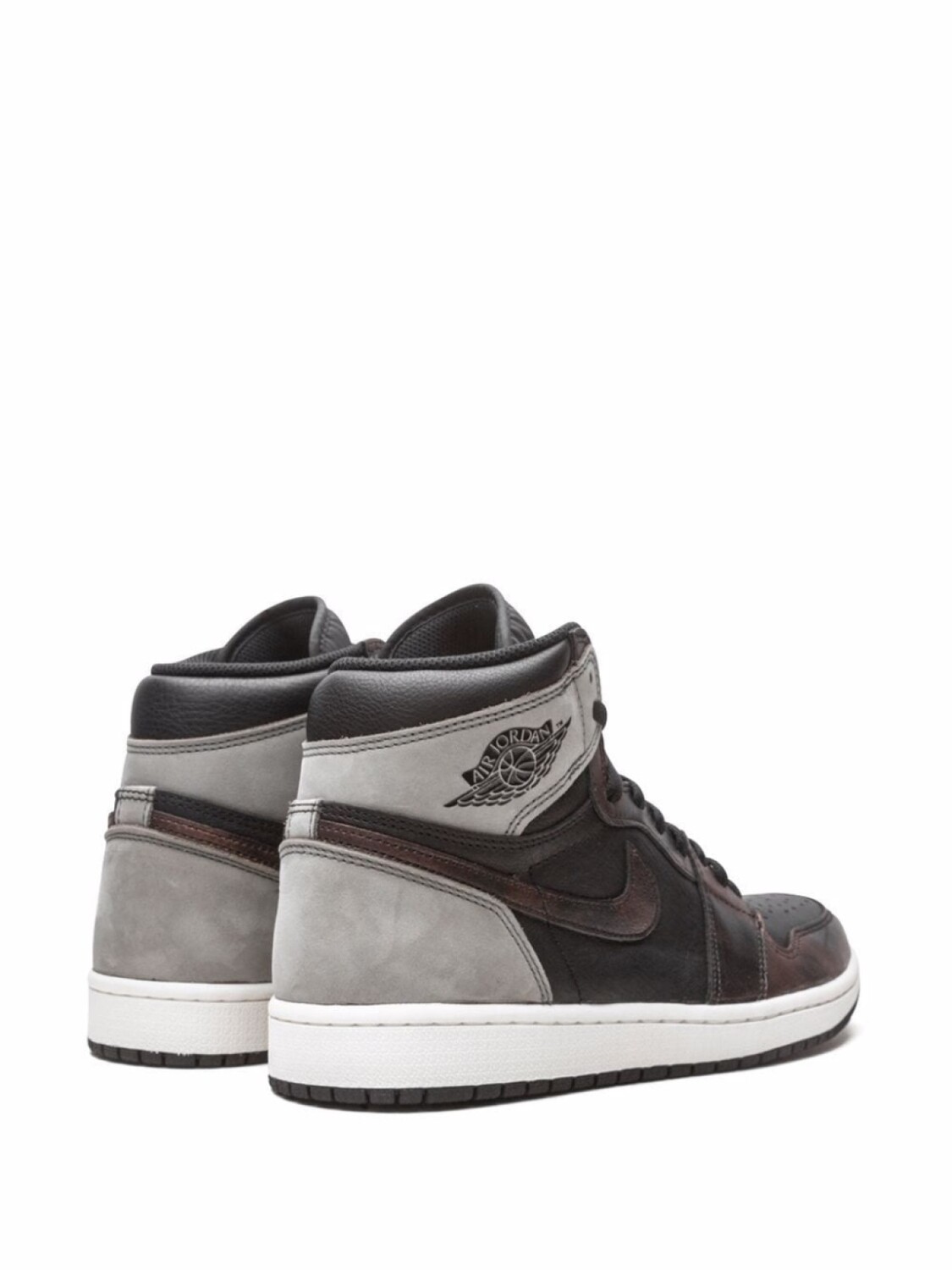 Кроссовки Jordan Air Jordan 1 Retro High OG, темно-серый/темно-коричневый — фото 3