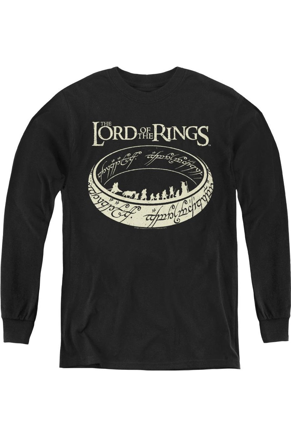 

Футболка с длинным рукавом The Journey из коллекции Lord Of The Rings для молодежи Gildan, черный