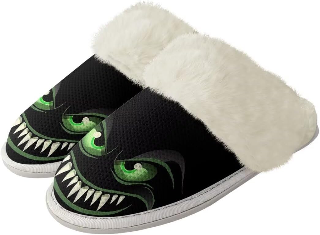 

Женские и мужские пушистые тапочки с антискользящей подошвой, легкие зимние уютные домашние тапочки для гостиной Xixirimido, Shark Face