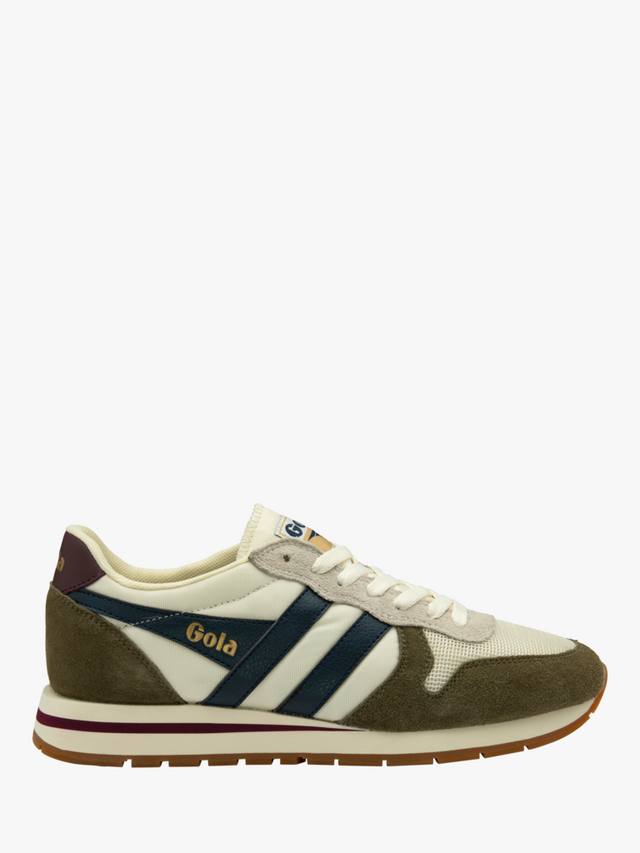 

Кроссовки из смеси замши daytona Gola, цвет White/Khaki