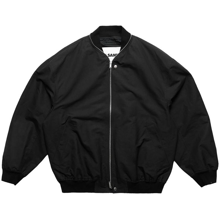 

Куртка Jil Sander Zipped Bomber Jacket 'Black', черный