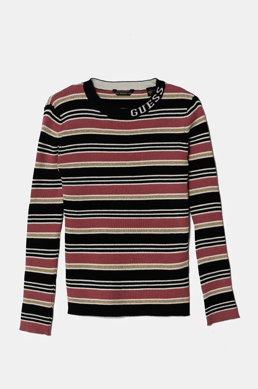 

Детская футболка с длинными рукавами Guess, оранжевый