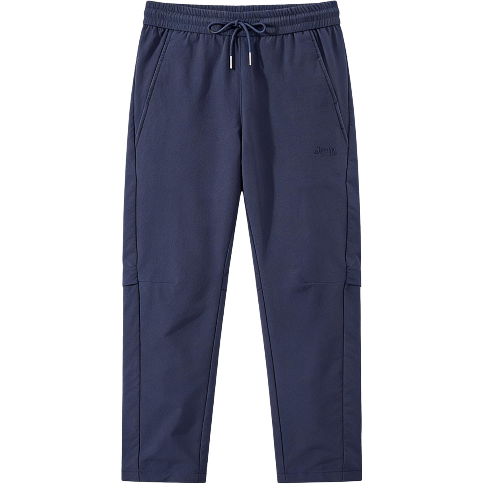 

Повседневные брюки Unisex Moderate Straight Fit Jeep, темно-синий