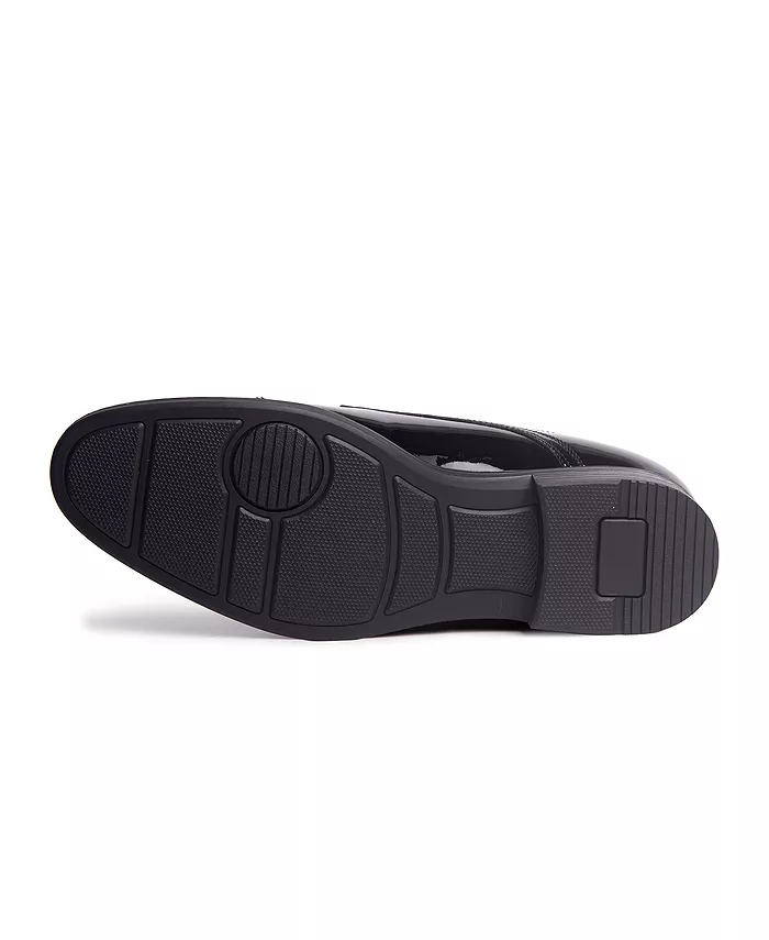 Baker Street технология Hands-Free Slip On кожаные оксфорды с мыском Marc Joseph New York, черный — фото 3