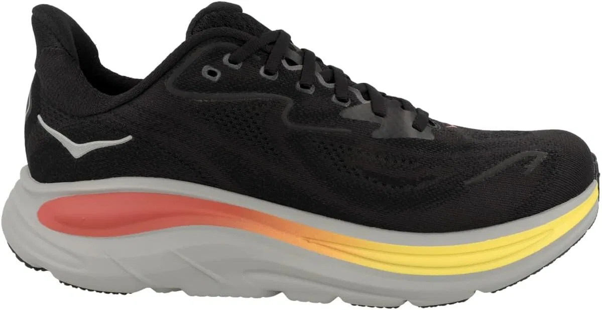 Мужские беговые кроссовки HOKA Clifton 10 Wide, Black — фото 3
