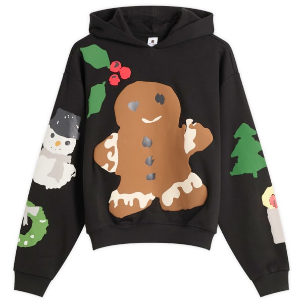 

Классическая толстовка из хлопкового флиса Skims X cpfm, Onyx Gingerbread Print