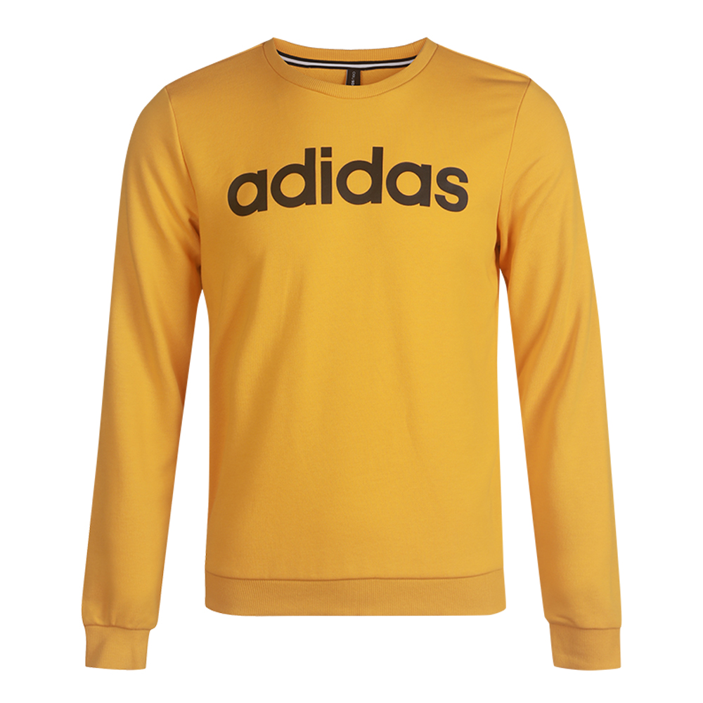 Футболка M ESNTL LOGO SW Мужская Желтая Adidas — фото 2