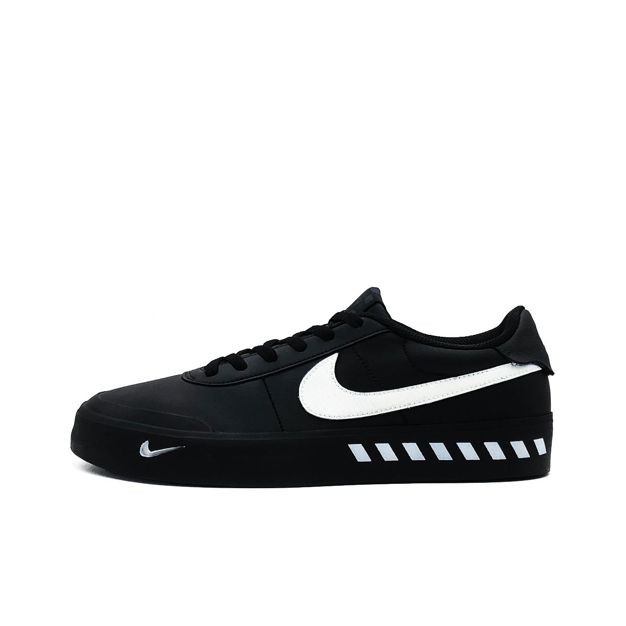 

Nike Низкие износостойкие кроссовки для скейтбординга Court Shot Night Shadow, мужские, черно-белые
