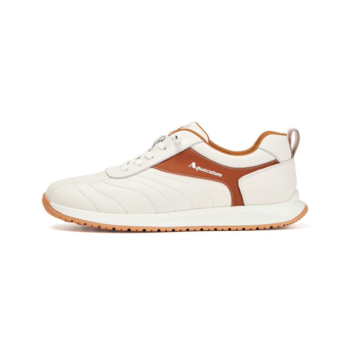 

Низкие повседневные туфли мужские AQUASCUTUM, White Apricot
