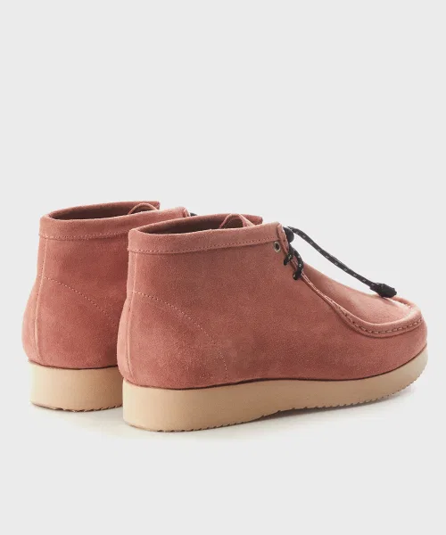 Унисекс мокасины из замши JOSEPHT MOCCAXHOPES PINK — фото 3