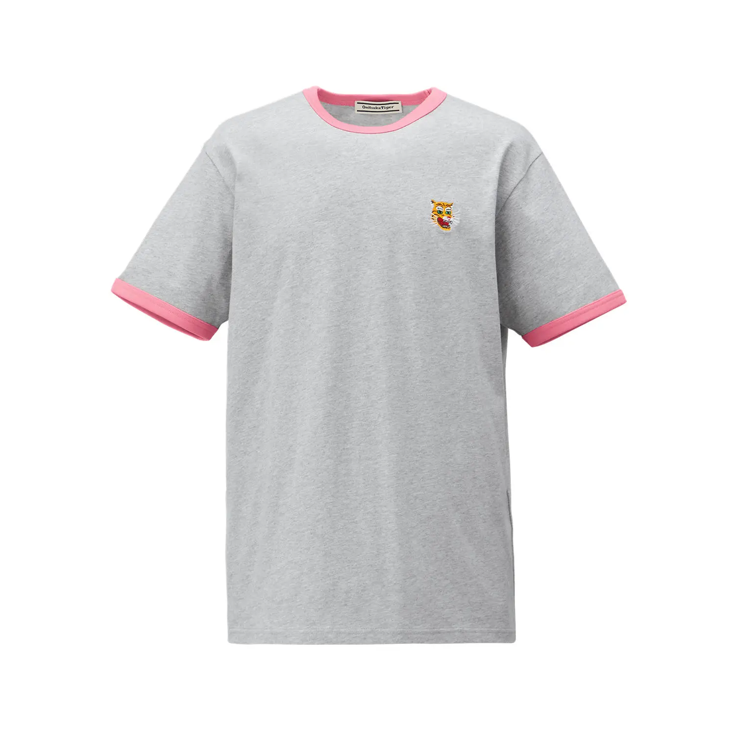 

Футболка унисекс серая с принтом Onitsuka Tiger