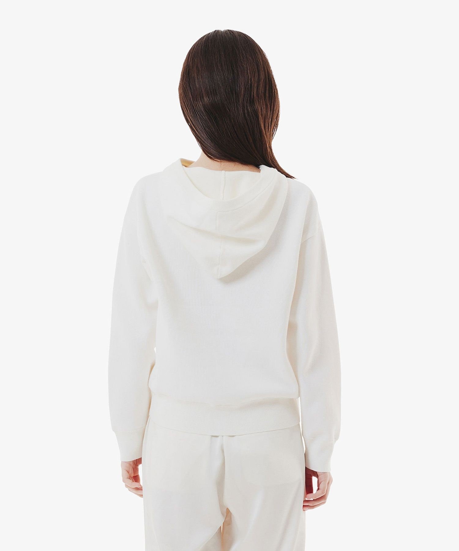 Толстовка LACOSTE White, вязаная, женская — фото 2