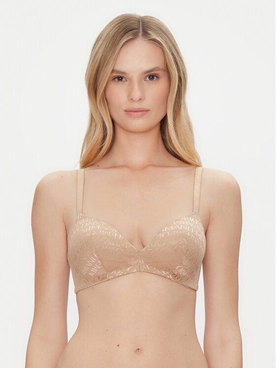 

Бюстгальтер без косточек EW000444 AF10880 F6016 Emporio Armani Underwear, бежевый