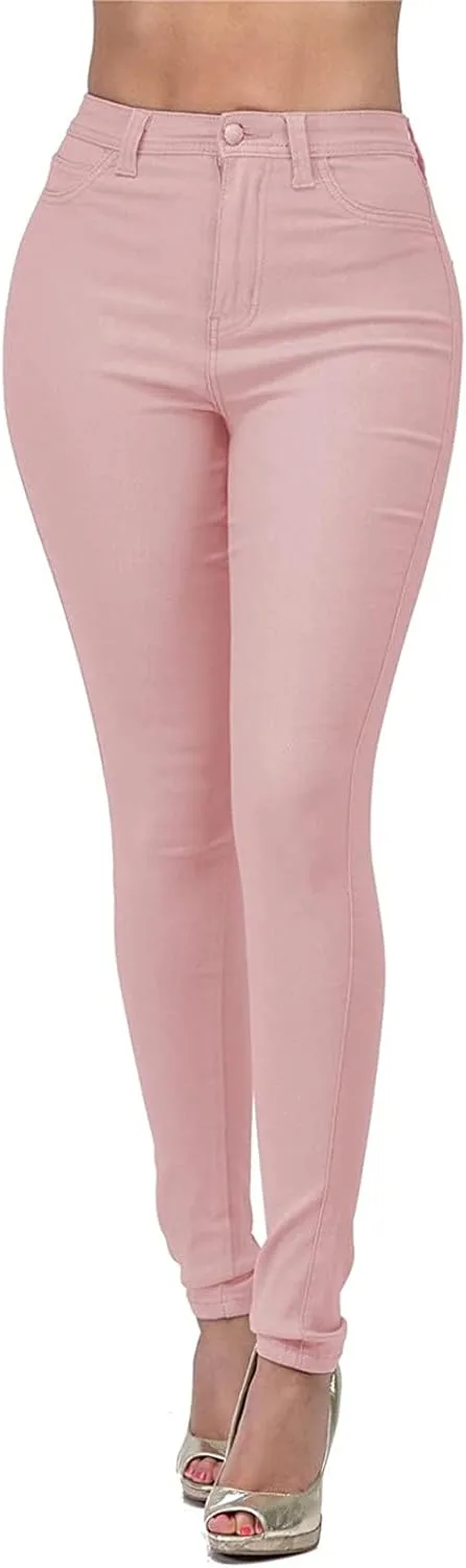 

Женские джинсы-джеггинсы с карманом, высокая талия, застежка на пуговицах, скинни, эффект контроля живота, эластичный деним